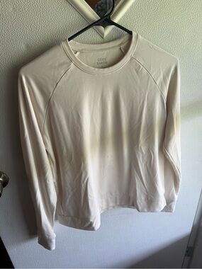Cozy Earth Women's Cream Long-Sleeve Sweatshirt